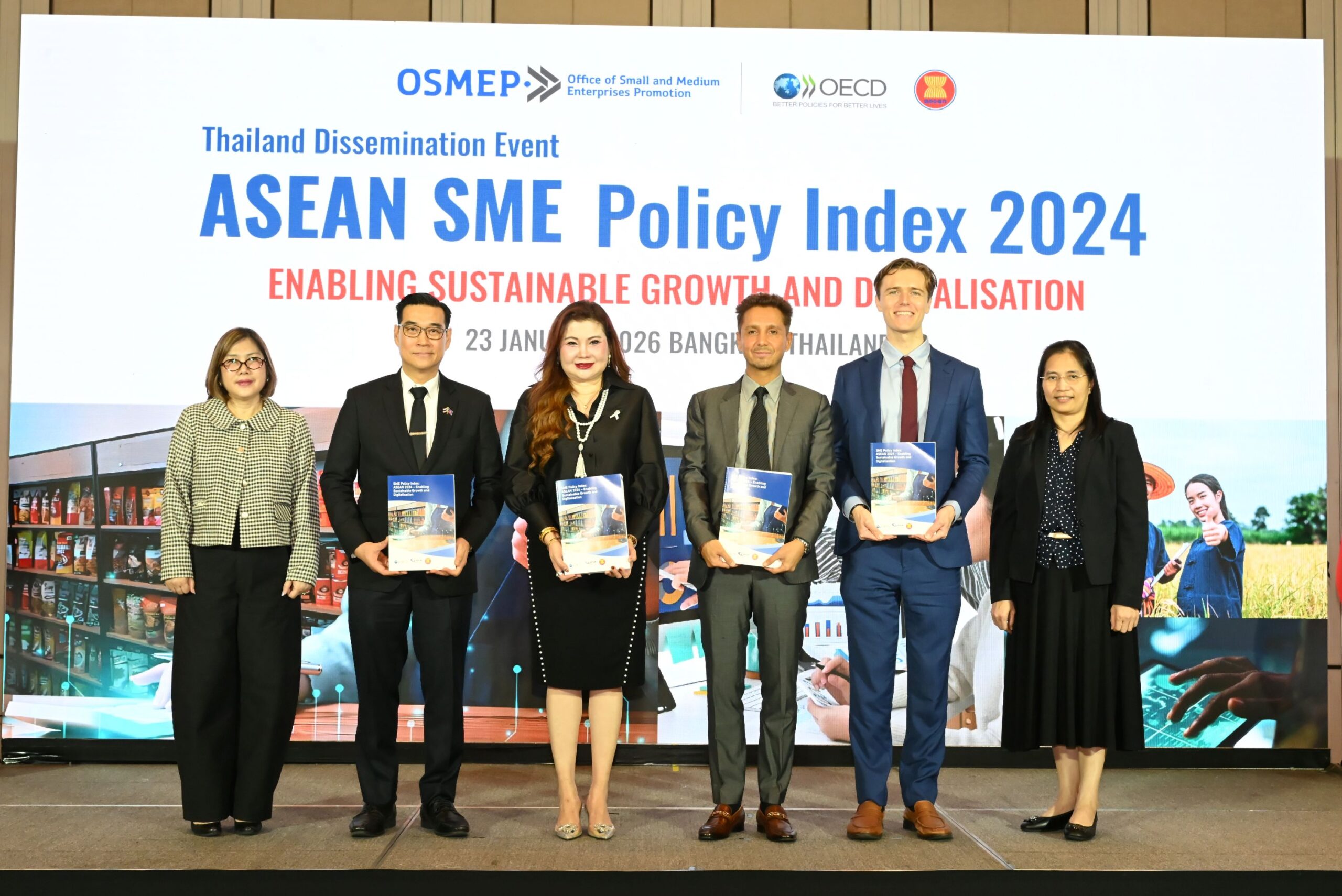 สสว.-OECD รายงานผลการจัดทำ ตัวชี้วัดเชิงนโยบายในการพัฒนา SME ในอาเซียน