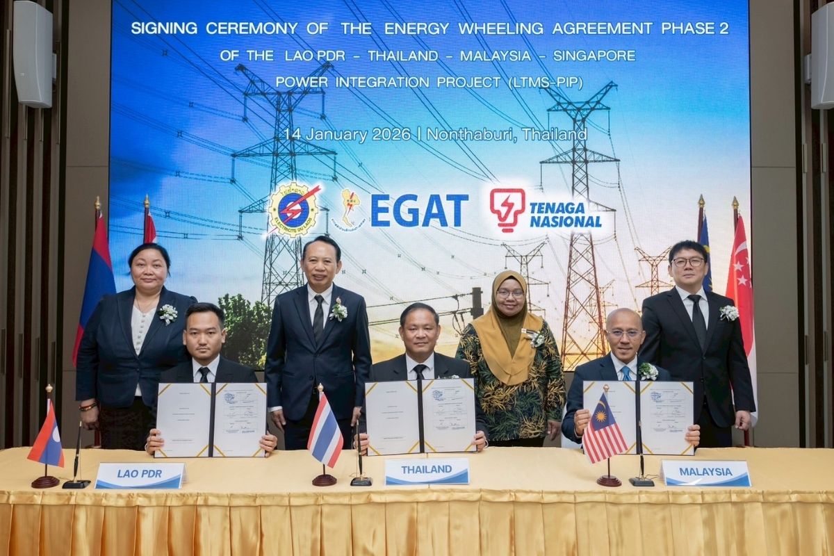 ไทยจับมือ สปป.ลาว-มาเลเซีย ลงนาม LTMS-PIP ระยะที่ 2 ซื้อขายไฟข้ามพรมแดน