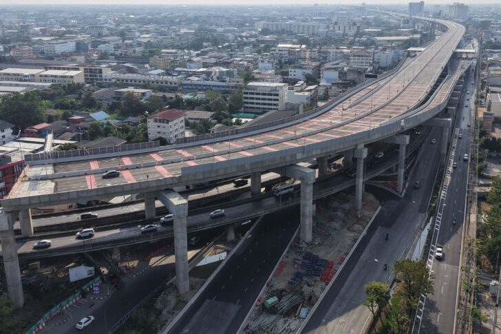 .ทางด่วนใหม่พระราม 3-ดาวคะนอง-วงแหวน เปิดทดลองวิ่งกลางปีนี้ถึง มี.ค. 70.