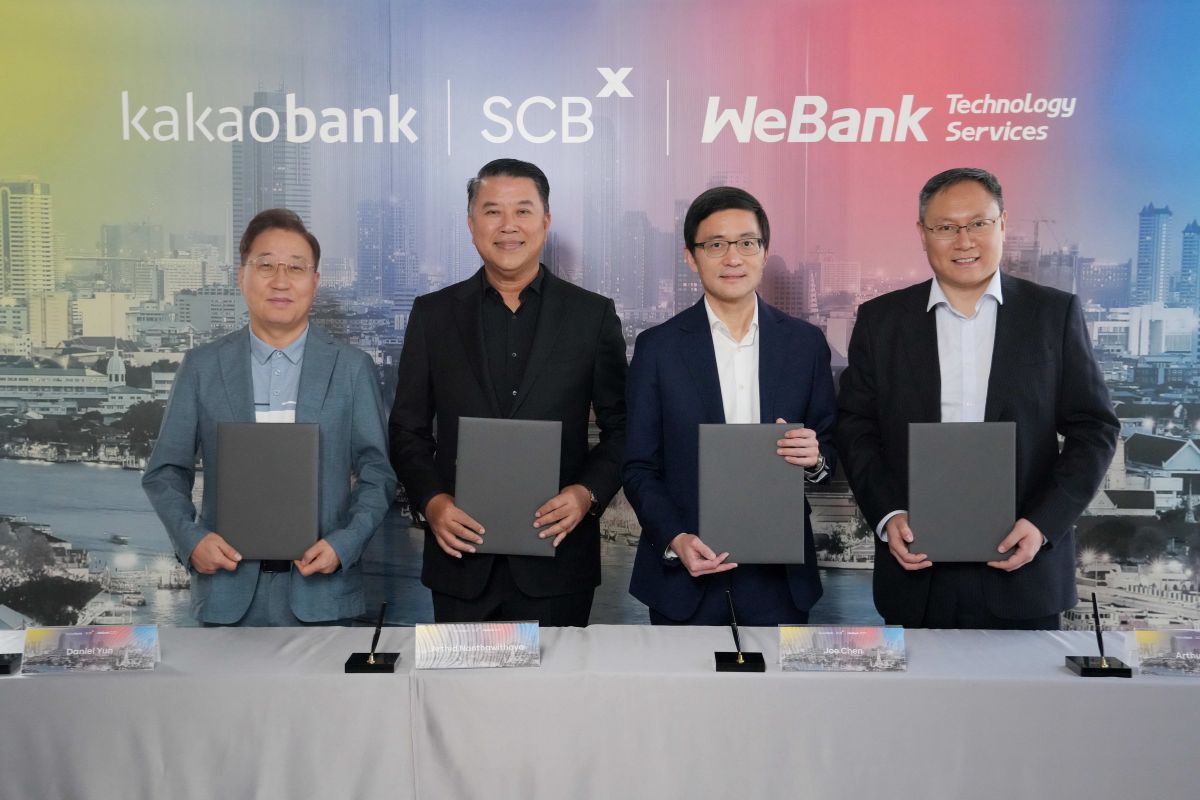 SCBX ผนึก KakaoBank และ WeBank ประกาศความพร้อมลุย Virtual Bank ในไทย