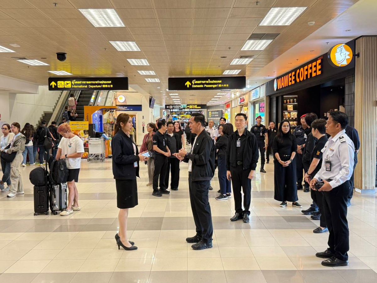 สนามบินเชียงใหม่คุมเข้ม ระบายผู้โดยสารขาออก วันหยุดสุดท้ายปีใหม่