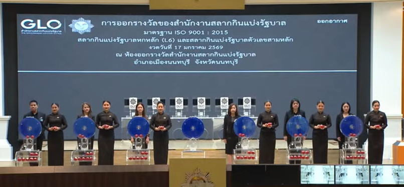 ถ่ายทอดสดหวยออกงวด 17 ม.ค. 69