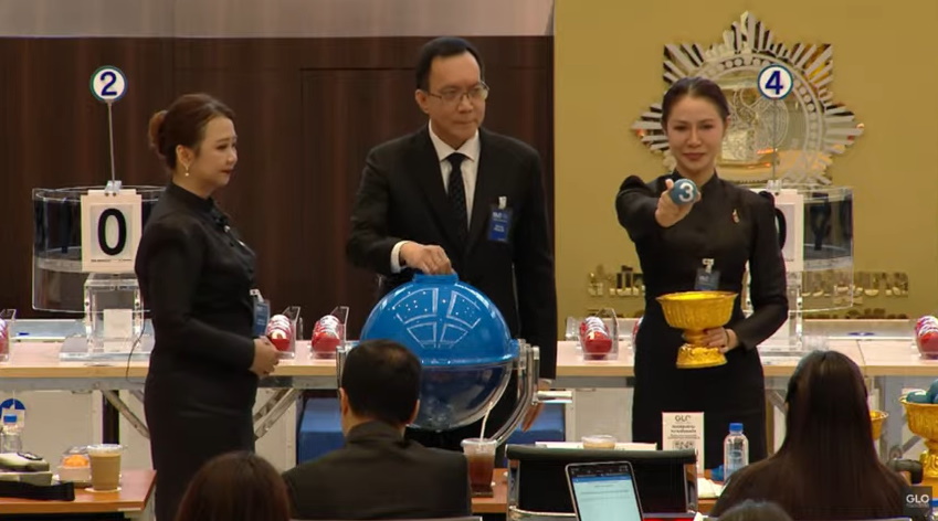 ดร.วโรทัย โกศลพิศิษย์กุล ที่ปรึกษาด้านเศรษฐกิจระหว่างประเทศ สศค. กระทรวงการคลัง เป็นประธานการออกรางวัล