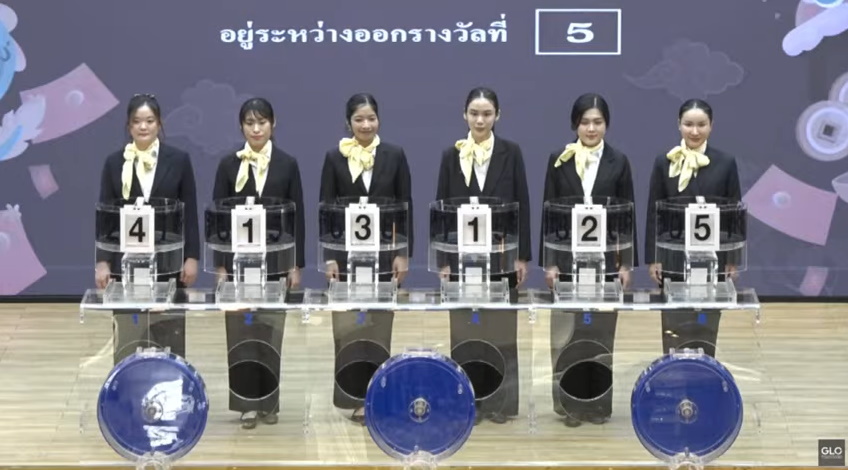 ตรวจหวยวันนี้ : ผู้ช่วยหมุนรางวัล ข้าราชการจากสนง.เศรษฐกิจการคลัง