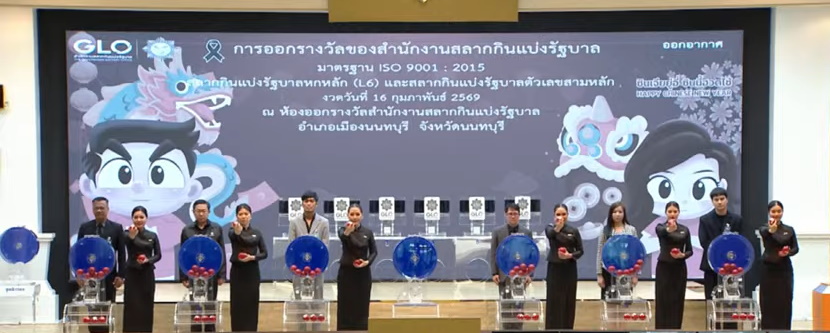 ตรวจหวยวันนี้ ผลสลากกินแบ่งรัฐบาล งวด 16 ก.พ. 69