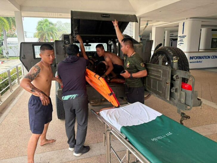 .พลทหารเหยียบทุ่นระเบิด จ.สุรินทร์ ทำให้ขาขวาขาด-อาการสาหัส.