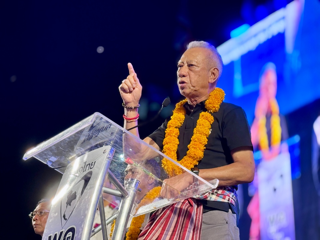 ภท.ปิดเวทีปราศรัยใต้ ชูตั้งรัฐบาลโครงการปั๊มเศรษฐกิจ พัฒนาถิ่นกลับมาแน่