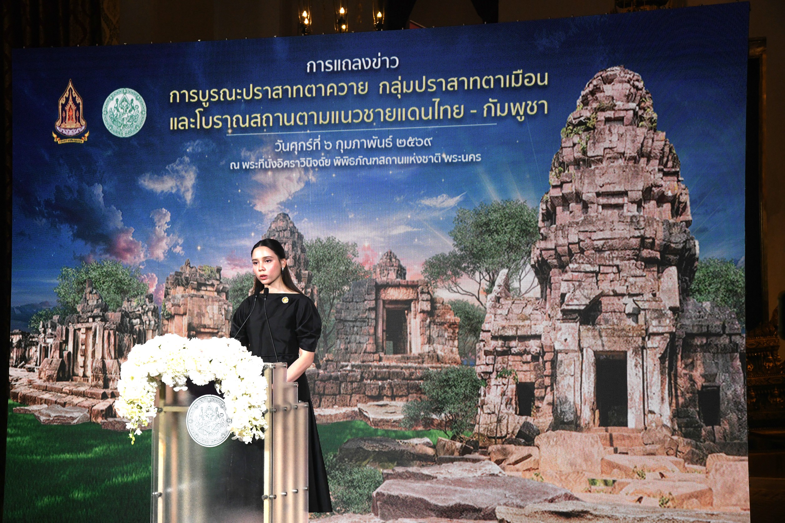 วธ.ยันกลุ่มปราสาทตาเมือนเป็นของไทย มอบกรมศิลป์เดินหน้าบูรณะ