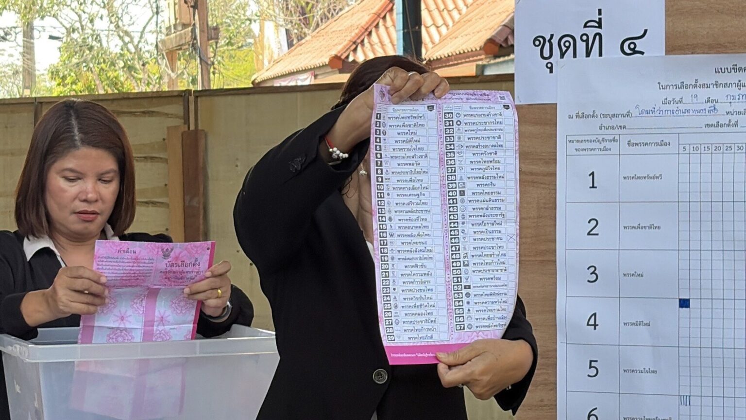นับคะแนนใหม่ ปทุมธานี เขต 7 “พรรคส้ม” นำ จับตาปมบัตรนอกราชอาณาจักรเหลือ 1 ใบ