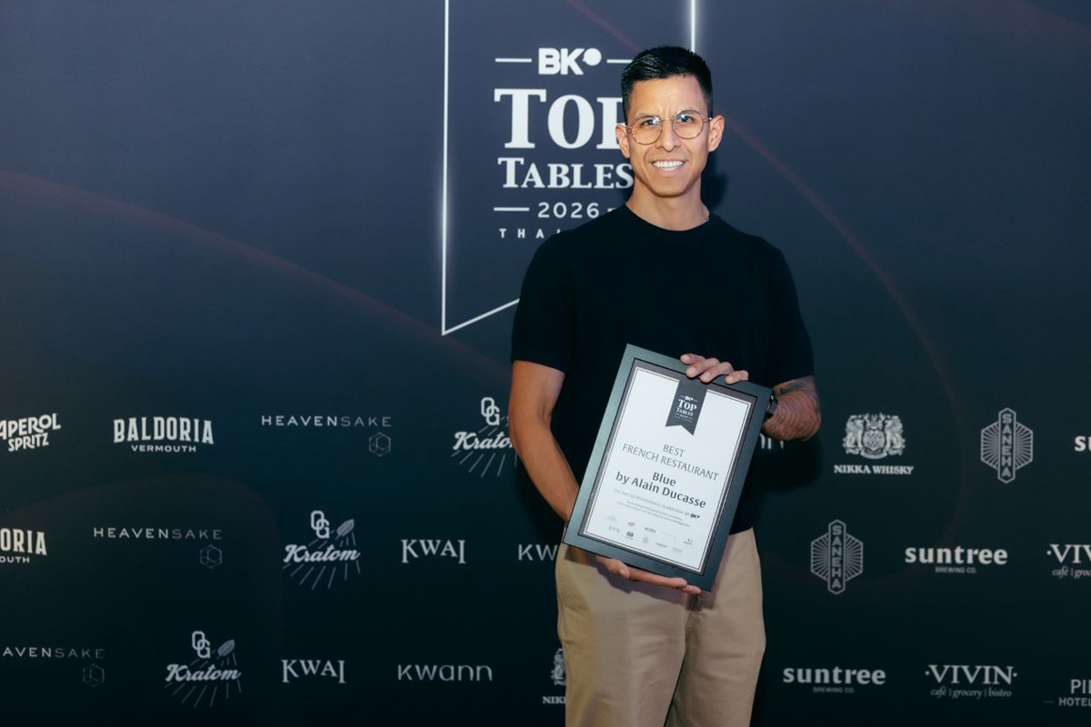 ร้านไฟน์ไดนิ่ง Blue by Alain Ducasse คว้ารางวัล “Best French Restaurant”