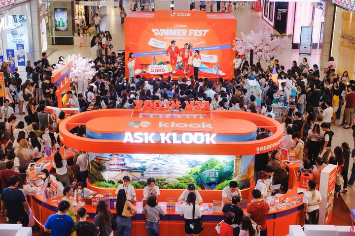 คนไทยเที่ยวเอเชียพุ่ง Klook ชี้ยอดจองเที่ยวจีนโต 130%