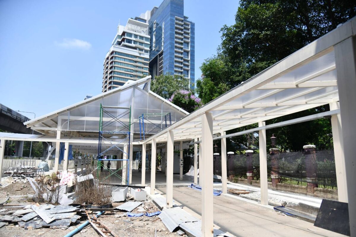 Hawker Center สวนลุมพินี คืบหน้า 95% เปิดบริการ พ.ค.นี้