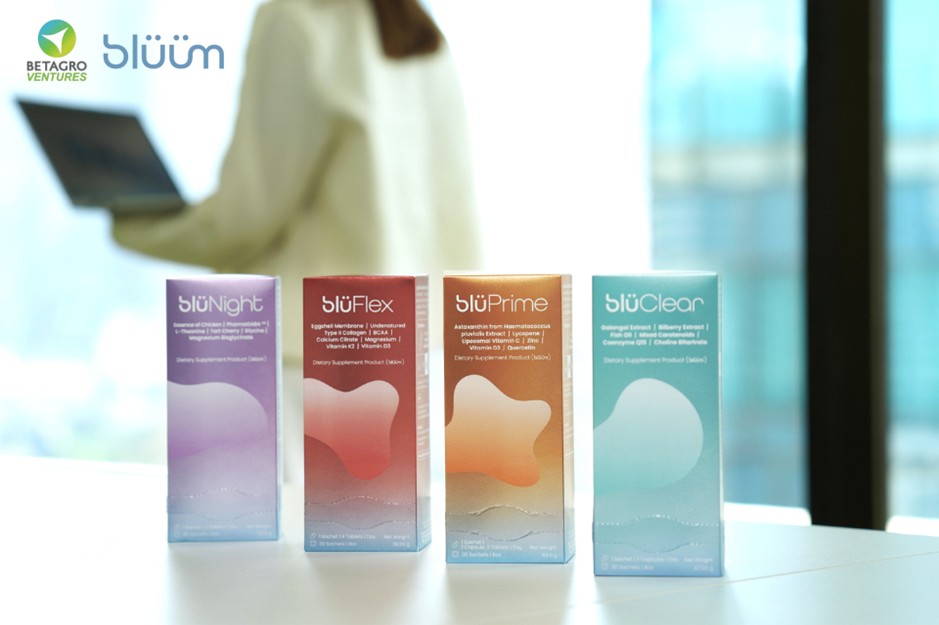 Betagro Ventures เปิดตัว ‘blüüm’ แบรนด์อาหารเสริมวิตามินน้องใหม่ ชูนวัตกรรมโภชนาการ