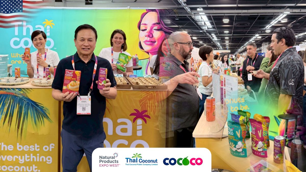 COCOCO บุกเอ็กซ์โปใหญ่สหรัฐฯ ปักธง ‘ไทยโคโคนัท’ รุกตลาดออร์แกนิก-สุขภาพโลก