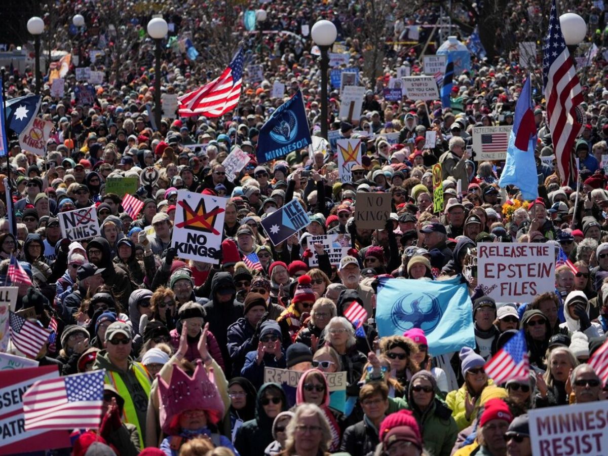 มวลชน “No Kings” ลุกฮือประท้วงต้านนโยบายทรัมป์-สงครามอิหร่าน
