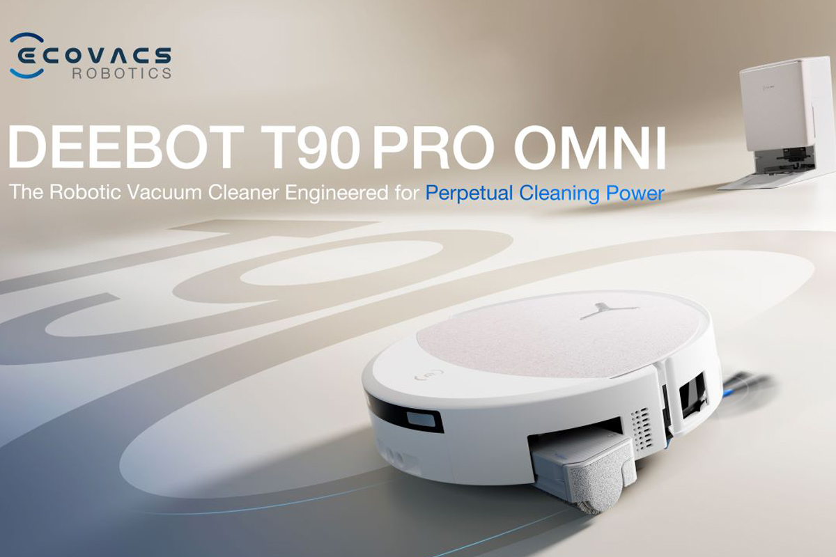ECOVACS เปิดตัวหุ่นยนต์ดูดฝุ่น “DEEBOT T90 PRO OMNI”