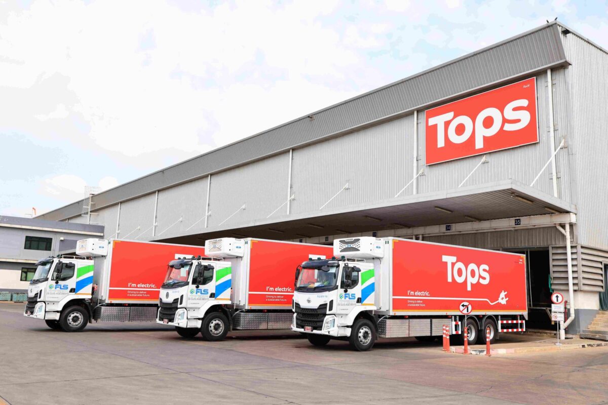 Tops ตั้งเป้าปี’69 เพิ่ม EV Truck เป็น 44 คัน สู้ต้นทุนน้ำมันพุ่ง