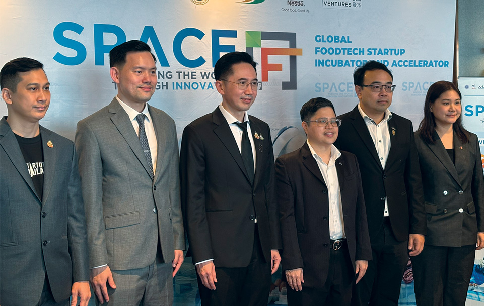 SPACE-F อว.x 4 บิ๊กธุรกิจ ปั้นไทยฮับฟู้ดเทคโลก