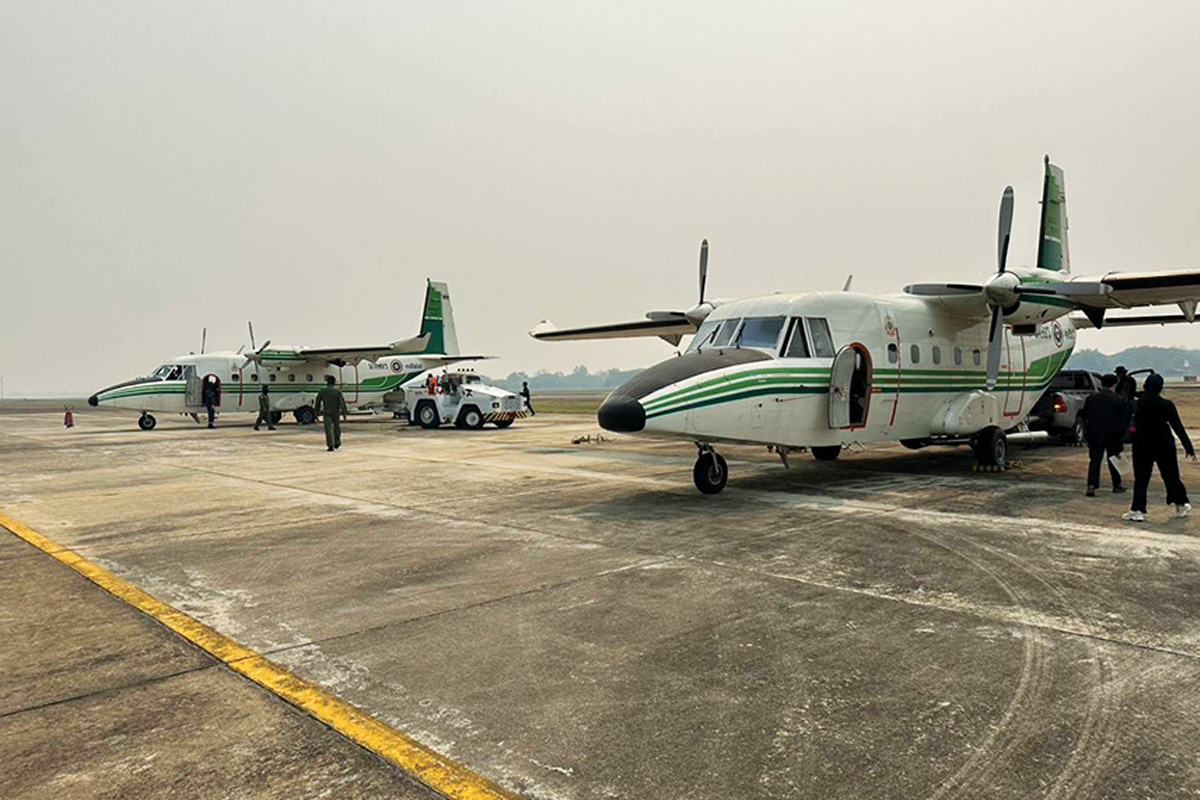 กรมฝนหลวงระดมช่วยลดฝุ่นภาคเหนือ