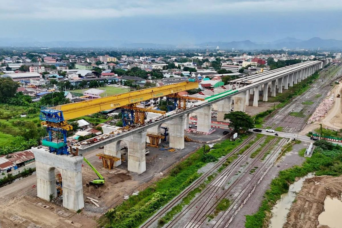 8 ปี รถไฟความเร็วสูงไทย-จีน ‘กทม.-โคราช’ คืบหน้า 53% ขยับไทม์ไลน์เปิดปี’74