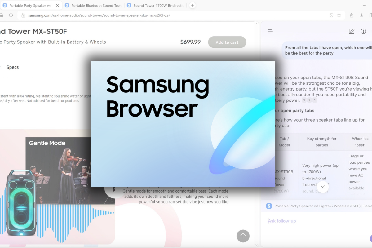 Samsung ลุยเปิด Browser สำหรับ Windows ซิงค์ข้อมูลประวัติกับสมาร์ตโฟน