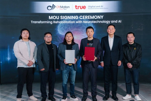 ทรู คอร์ปอเรชั่น ผนึก OYMotion ผุดนวัตกรรม Neuro AI Tech สร้างมาตรฐานใหม่สาธารณสุขไทย
