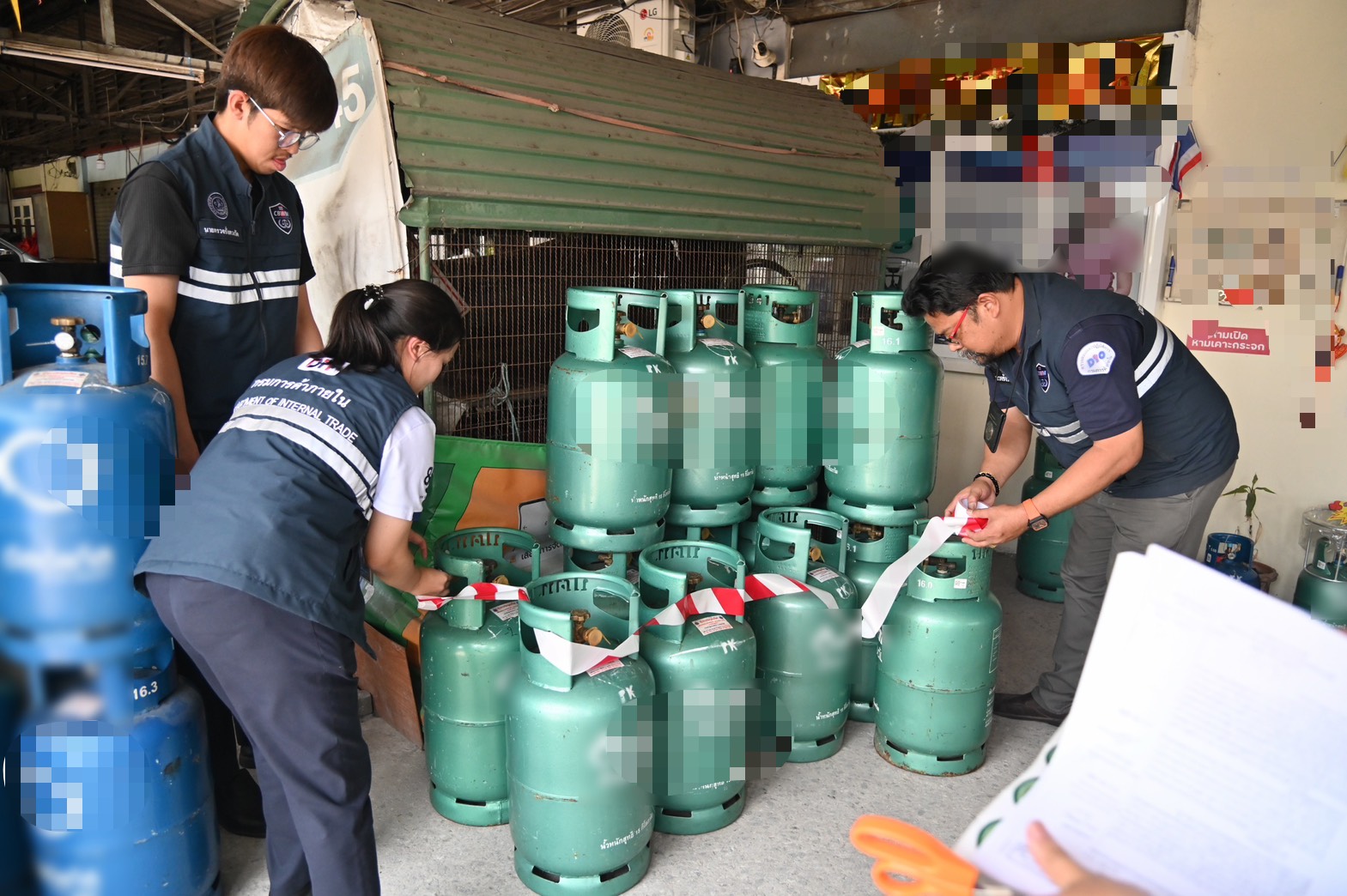 ค้าภายในฟันไม่เลี้ยง ก๊าซหุงต้มไม่เต็มถัง ลุยดำเนินคดีสกัดเอาเปรียบประชาชน