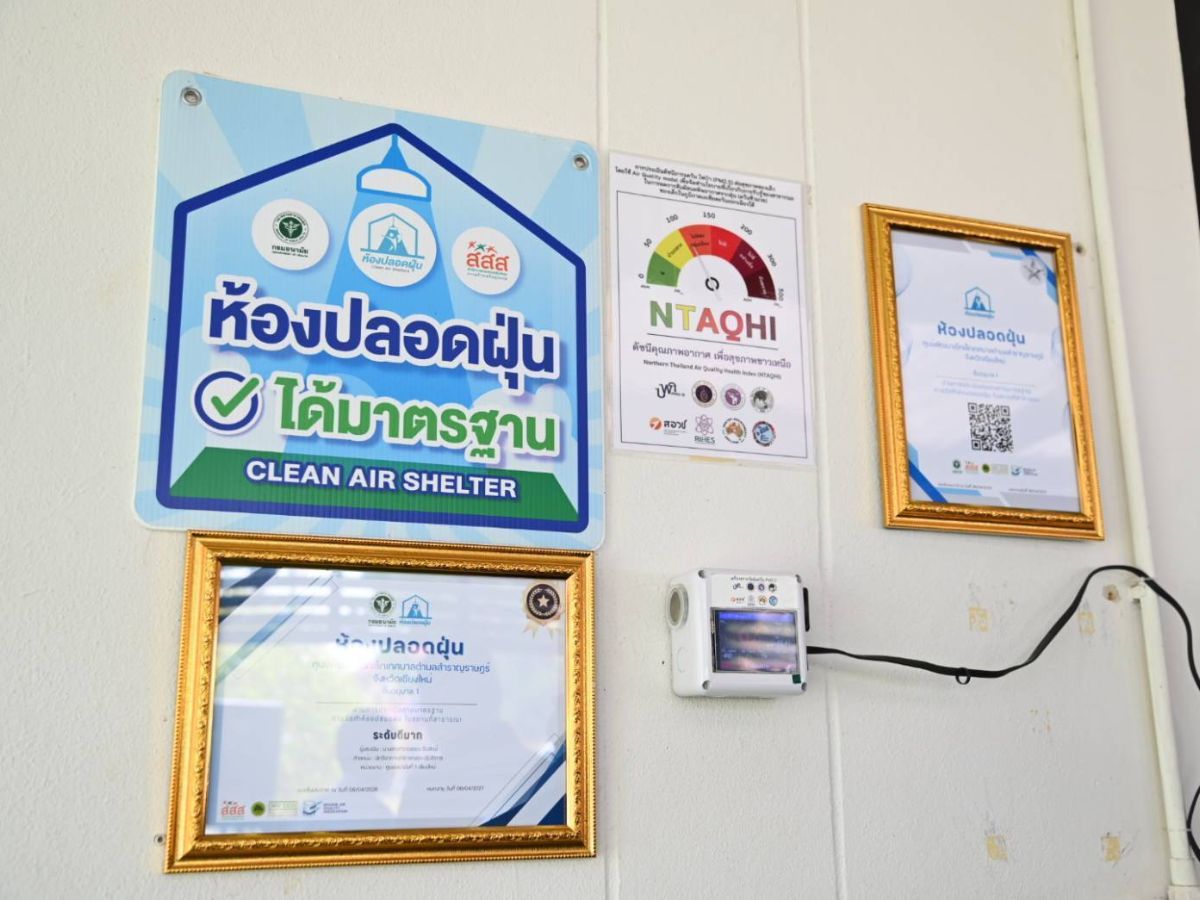 สธ. ชี้ เชียงใหม่ PM 2.5 ยังวิกฤตผุดห้องปลอดฝุ่น 2 พันแห่งทั่วจังหวัด