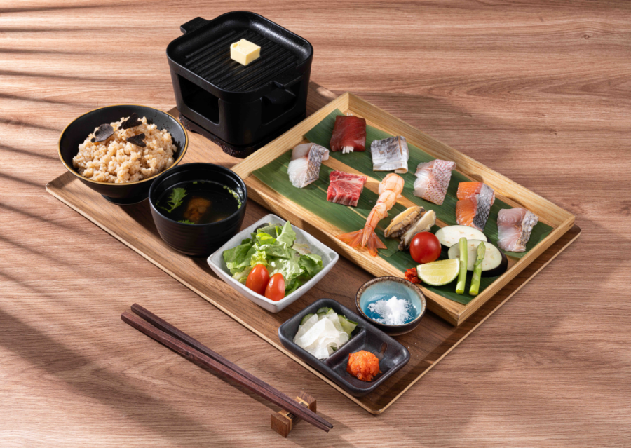 ตัวอย่างเมนู Kiwami Yaki Set