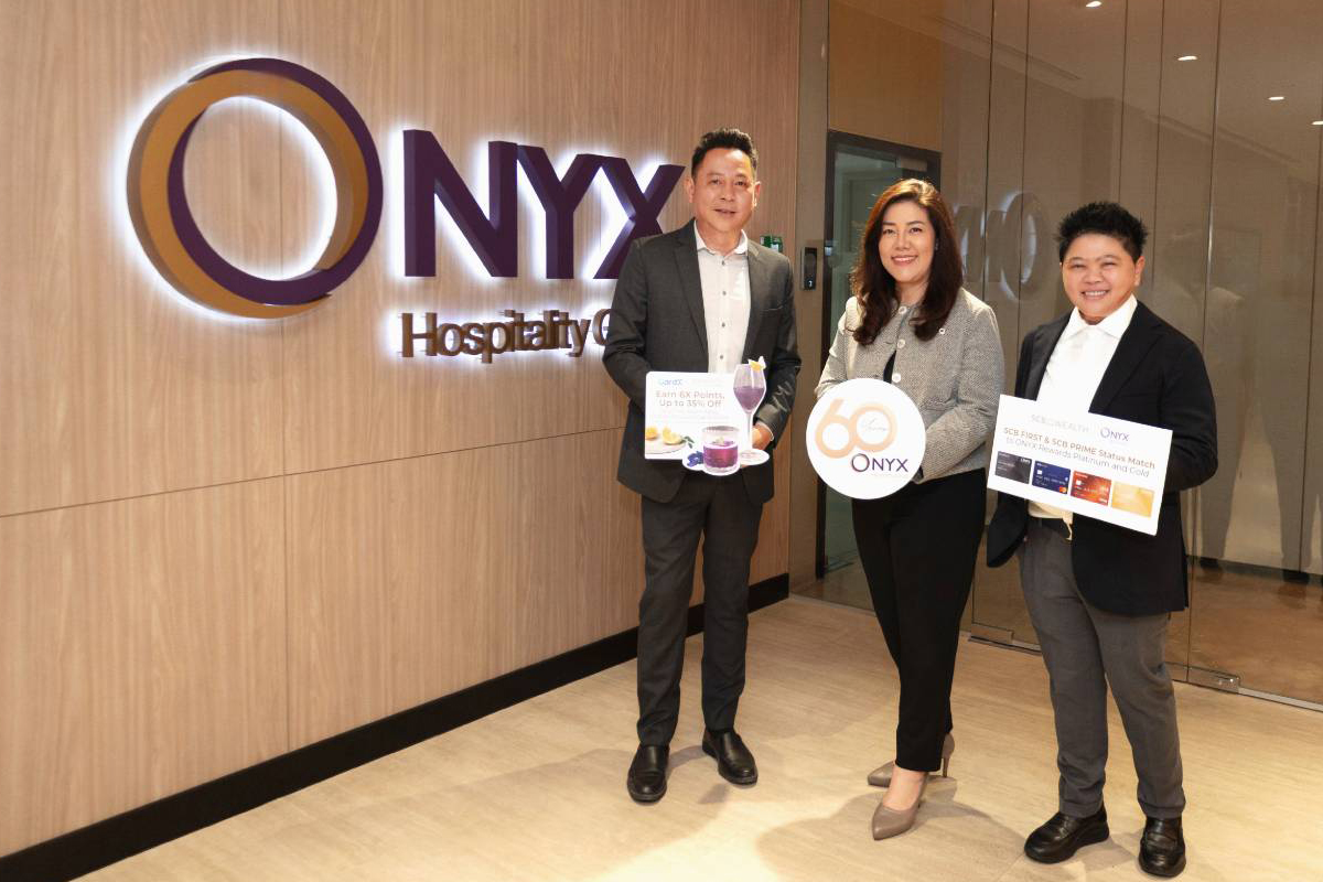 ออนิกซ์ ฮอสพิทาลิตี้ กรุ๊ป จับมือ SCB WEALTH และ CardX บริการลูกค้า