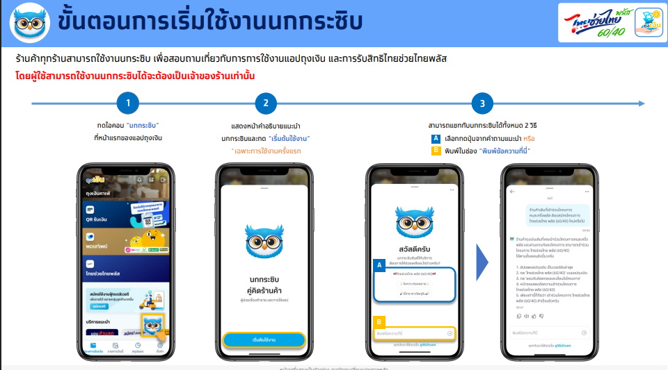 ขั้นตอนลงทะเบียน-สมัครร้านค้า ผ่านแอปฯ ถุงเงิน