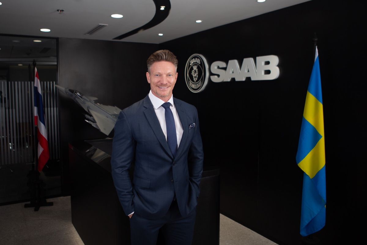 ‘Saab’ หาพาร์ตเนอร์ไทยผลิตชิ้นส่วนเครื่องบินขับไล่กริพเพน