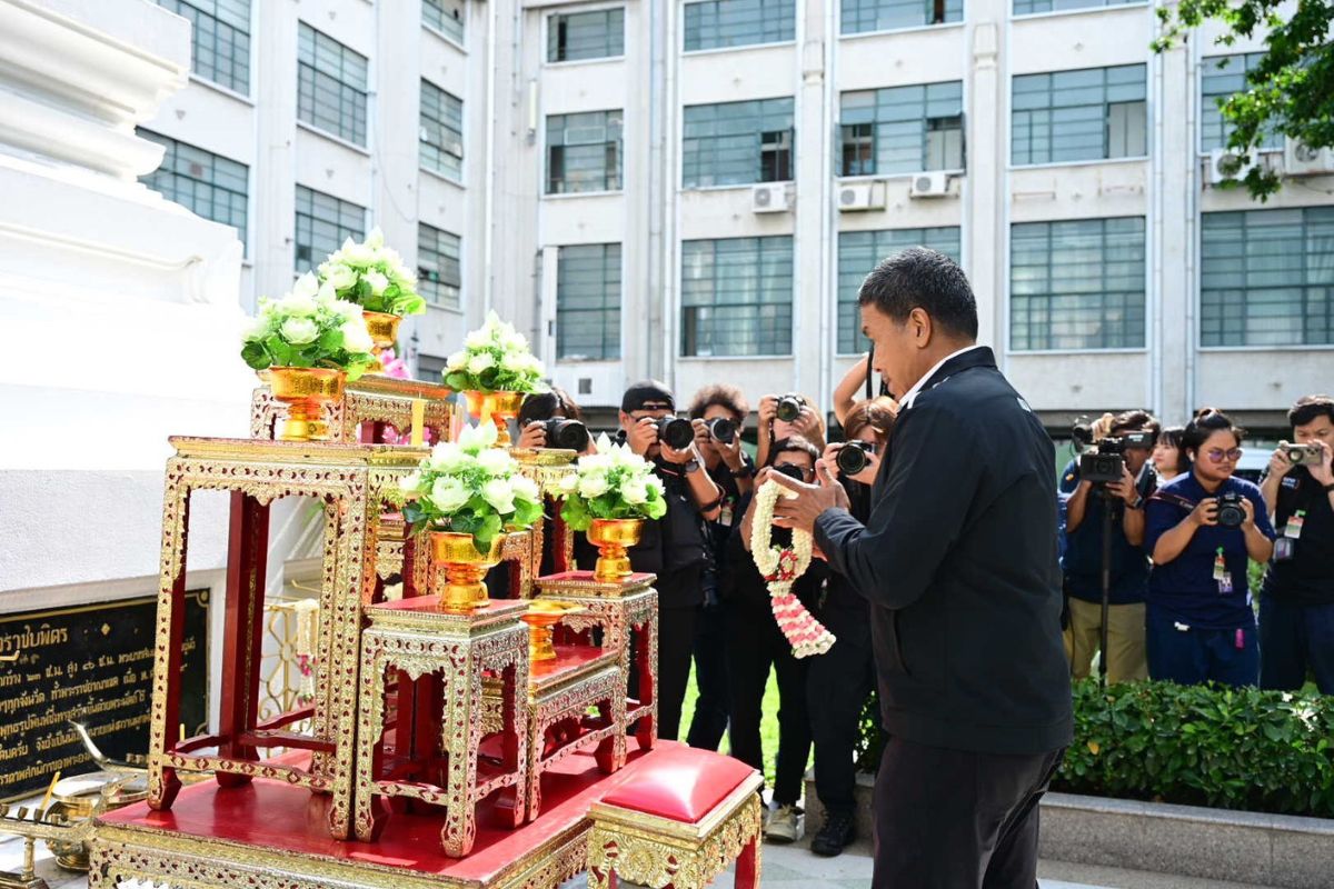 ชัชชาติ ไหว้ลาสิ่งศักดิ์สิทธิ์เสาชิงช้า ฝากคำอธิษฐาน ‘ขอให้ประเทศชาติได้สิ่งที่ดีที่สุด’