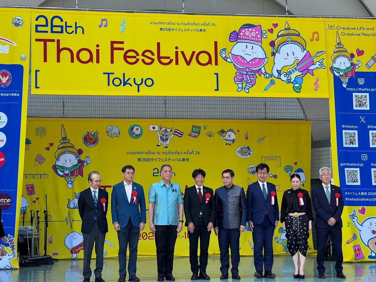 Thai festival Tokyo ครั้งที่ 26 สีหศักดิ์ ร่วมเปิดงาน ผลักดันวัฒนธรรมไทยในเวทีโลก
