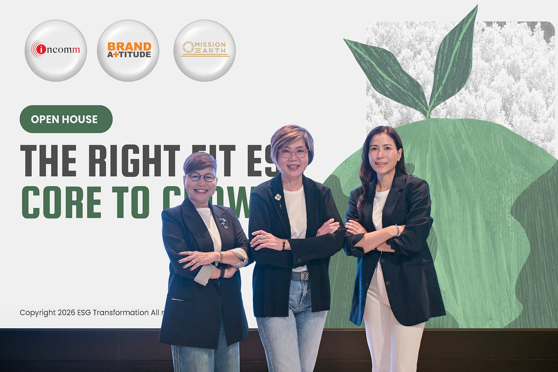 3 พันธมิตรตั้ง “ESG Transformation Team” เชื่อมความยั่งยืนสู่แบรนด์-ธุรกิจ