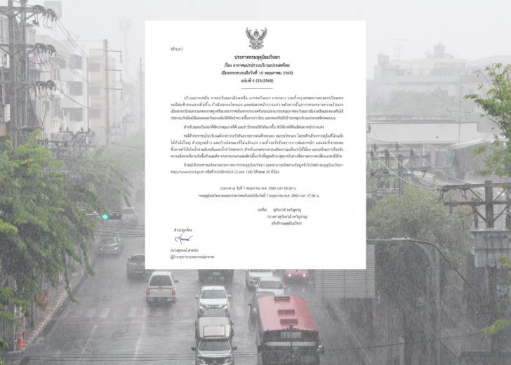 กรมอุตุฯเตือน 8 พ.ค.นี้ อากาศแปรปรวน-ฝนถล่มหนัก