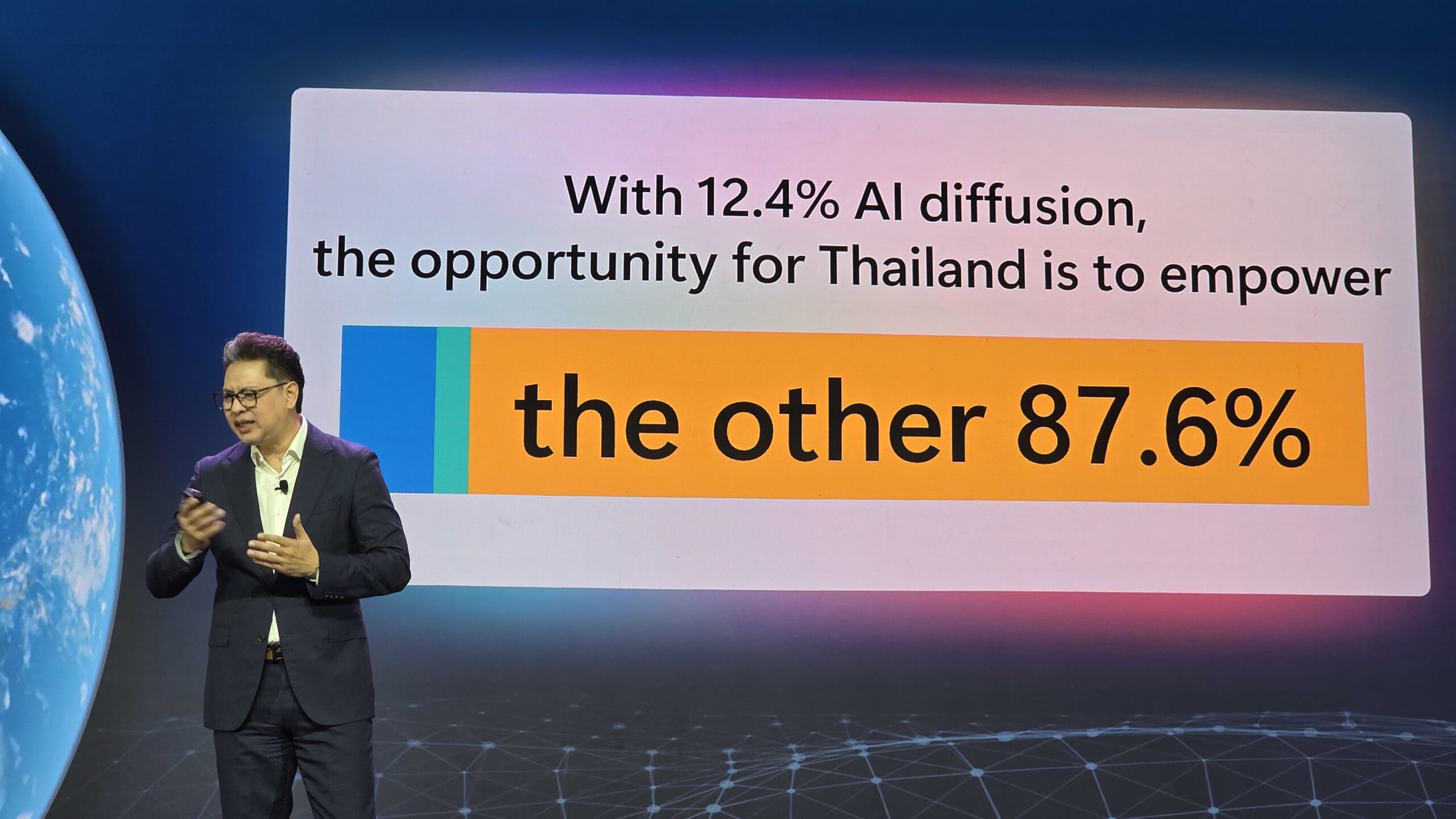 Microsoft เผย อัตราเร่งการปรับใช้เอไอไทย สูงอันดับสองของโลก
