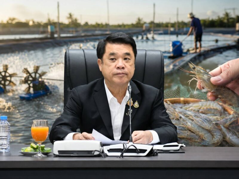 ‘สุริยะ’ จ่อทำหนังสือถึงมาเลเซีย เร่งปลดล็อกนำเข้ากุ้งไทย