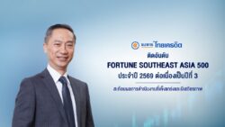 ธนาคารไทยเครดิต ติดอันดับ “Fortune Southeast Asia 500” ประจำปี 2569 ต่อเนื่องเป็นปีที่ 3