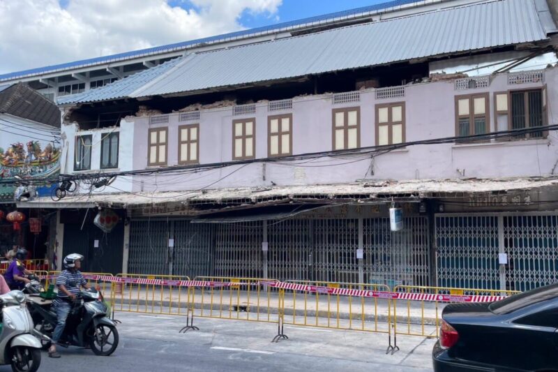 กทม. ลุยสำรวจอาคารเสี่ยงทั่วกรุง หลังเหตุแผ่นปูนกันสาดถล่ม