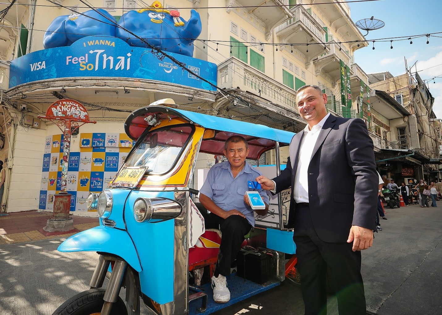 Visa-กรุงไทย ปั้น ‘ตุ๊กตุ๊กไร้เงินสด’ นำร่อง 80 คั
