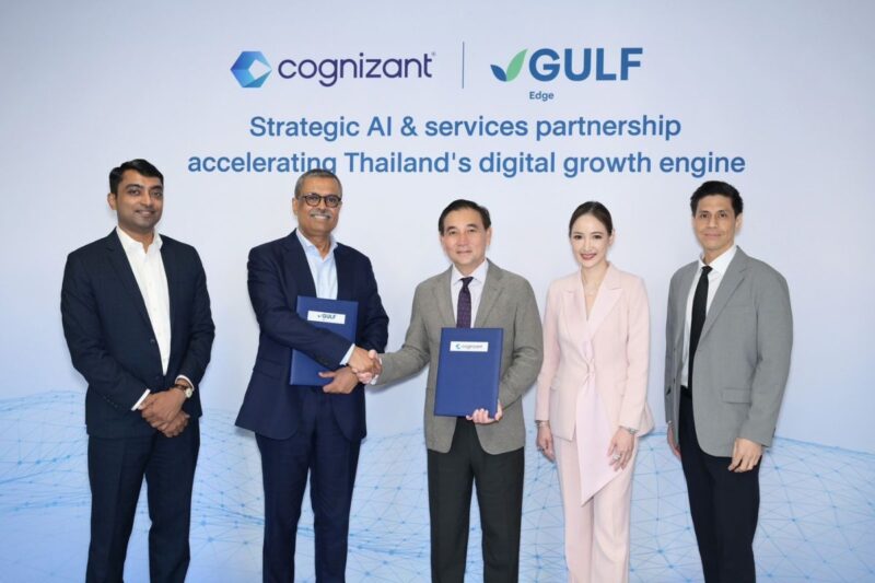GULF-ค็อกนิแซนท์ เปิดเกม AI ครบวงจร ปักหมุดไทยศูนย์กลางเทคโนโลยีภูมิภาค