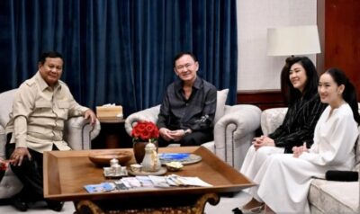 ประธานาธิบดีอินโดฯเปิดบ้านต้อนรับ 3 อดีตนายกรัฐมนตรีไทย ทักษิณ-ยิ่งลักษณ์-แพทองธาร