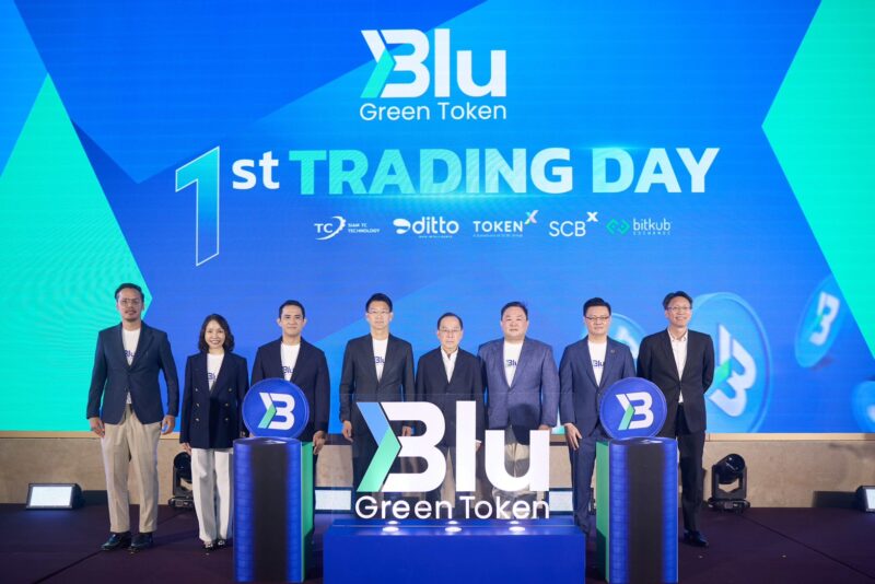 Token X หนุน Blu Green Token เทรดวันแรกบน Bitkub