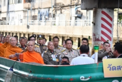 อนุทิน ล่องเรือศึกษาคูคลองเกาะรัตนโกสินทร์ ปรับภูมิทัศน์ภูเขาทอง-ป้อมมหากาฬ แหล่งท่องเที่ยวประวัติศาสตร์