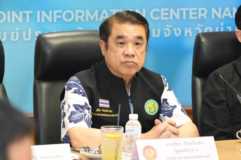 น่านน้ำลด “สุริยะ” เร่งฟื้นฟูเกษตรกร 4 กลุ่มอาชีพ เปิดเกณฑ์เยียวยาใหม่สูงสุด 30 ไร่ต่อครัวเรือน