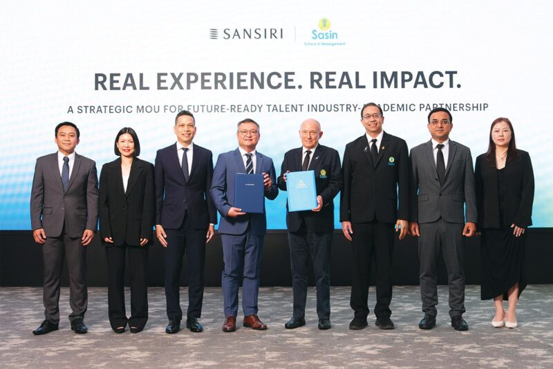 ‘แสนสิริ’ ผนึก ‘ศศินทร์’ ปั้น Future Talent รับความท้าทาย