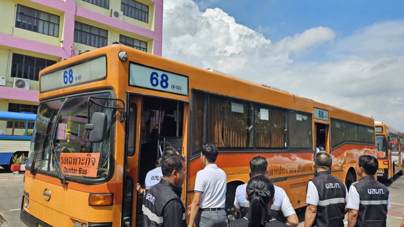 มูลนิธิเพื่อผู้บริโภค จับมือ ขสมก. นำรถยูโรทูทดสอบสาย 4-72 แก้เดินทางชานเมืองฝั่งธนฯ