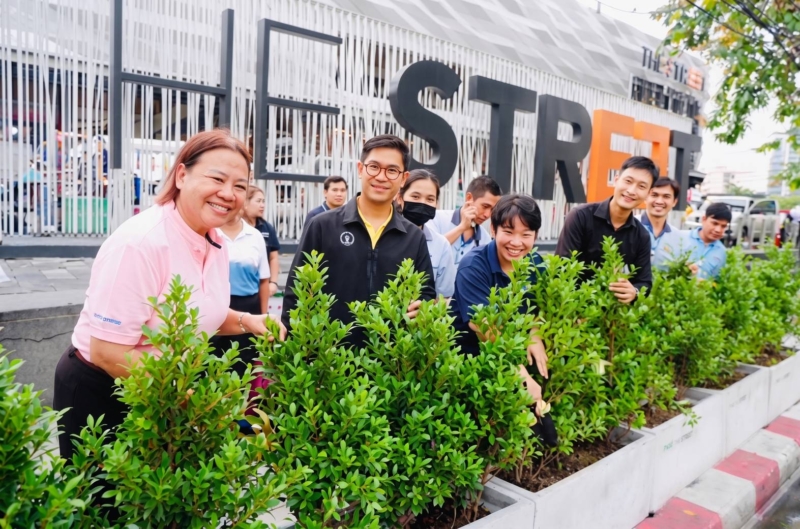 มจธ. นำร่องรัชดา ทดสอบ ‘โปรแกรมจัดสวนลดฝุ่น’ ด้วย AI  