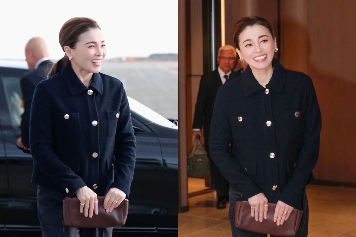 พระบรมราชินี เสด็จพระราชดำเนินกลับจากญี่ปุ่น